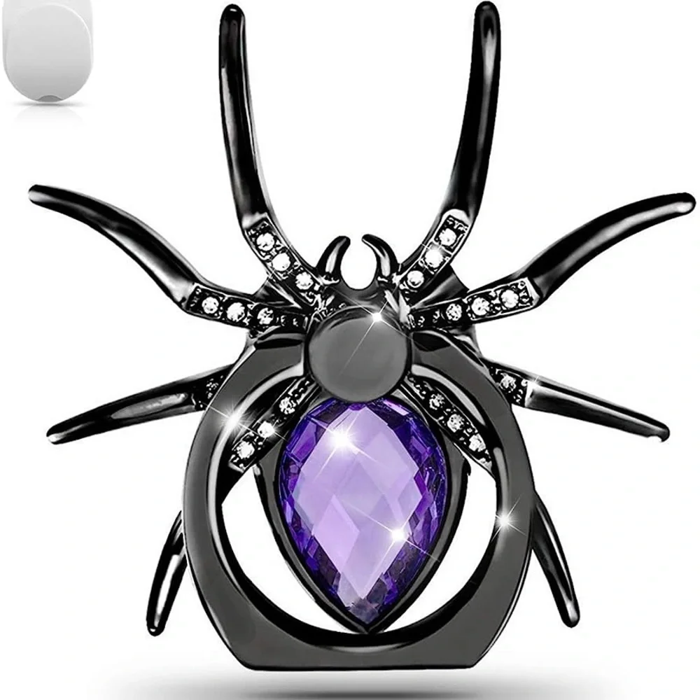 ❤️ Purple Spider Phone Ring Holder